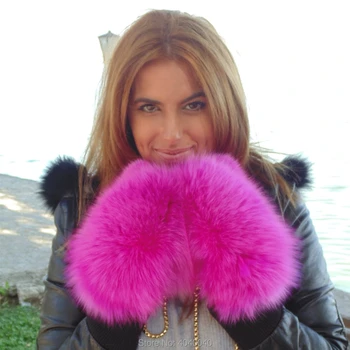 Bravalucia Real Fox Fur Winter Gloves Women Hand Gloves Plus Size Warm Ski Mitten with Belt Genuine Leather Luvas Free Shipping
Bravalucia Real Fox Fur Winter Gloves Women Hand Gloves Plus Size Warm Ski Mitten with Belt Genuine Leather Luvas Free Shipping