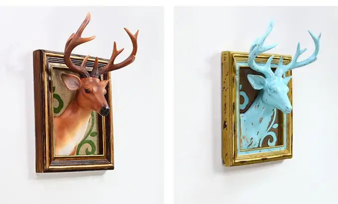 European creative animal deer head wall decoration living room resin-wall decoration dining room porch three-dimensional wal.013
European creative animal deer head wall decoration living room resin-wall decoration dining room porch three-dimensional wal.013
