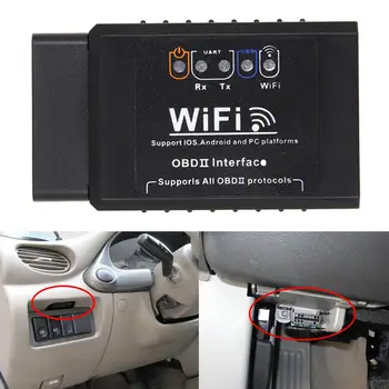 ELM327 V1.5 OBD2 WIFI Car Diagnostic Scanner Auto Code Reader Scanner Car Repair Tools
ELM327 V1.5 OBD2 WIFI Car Diagnostic Scanner Auto Code Reader Scanner Car Repair Tools