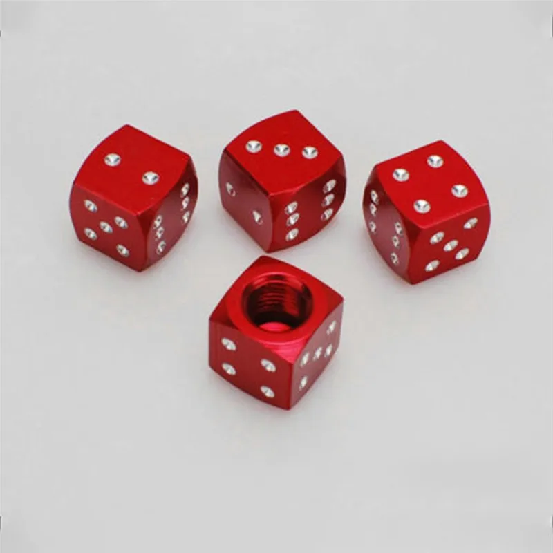 4Pcs/Lot Car-styling AUTO Dice Dust Valve Caps Car Motorcycles Electric Cars Tire Valve Dust Cap
4Pcs/Lot Car-styling AUTO Dice Dust Valve Caps Car Motorcycles Electric Cars Tire Valve Dust Cap