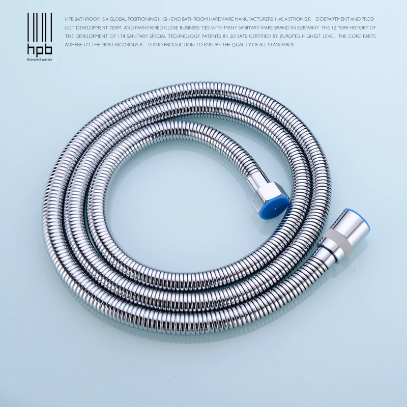 HPB 1.5m Stainless Steel Plumbing Hoses Flexible Shower Head Pipe Bathroom Shower Set Accessories Spray Tubes HP7105
HPB 1.5m Stainless Steel Plumbing Hoses Flexible Shower Head Pipe Bathroom Shower Set Accessories Spray Tubes HP7105