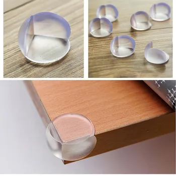 4Pcs Transparent Adhesive Table Bumper Protector Ball Shape Baby Safety Desk Corner Guard Cushion
4Pcs Transparent Adhesive Table Bumper Protector Ball Shape Baby Safety Desk Corner Guard Cushion