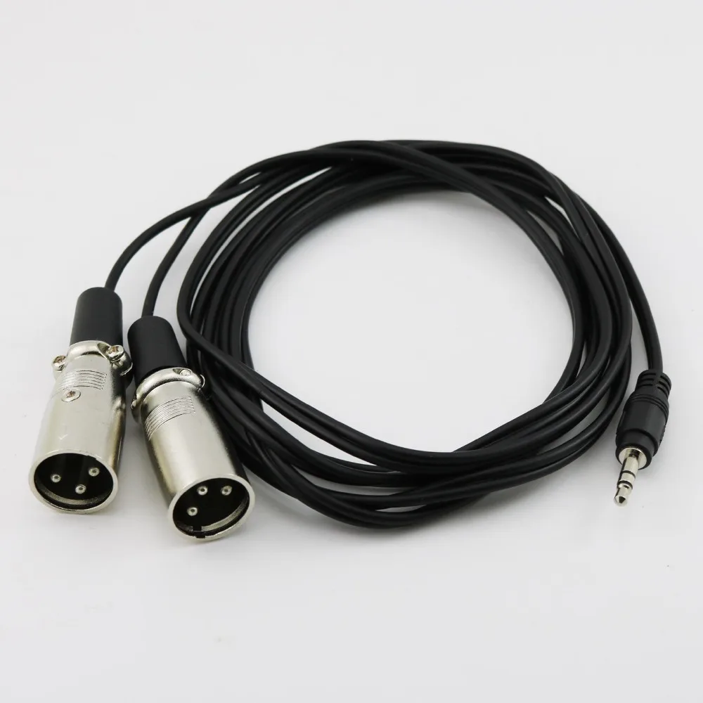 10pcs 3.5mm 1/8" Stereo Male to Dual XLR 3Pin Male Microphone Audio Adapter Cable 6FT/1.8M Nickel Plated Connector
10pcs 3.5mm 1/8" Stereo Male to Dual XLR 3Pin Male Microphone Audio Adapter Cable 6FT/1.8M Nickel Plated Connector