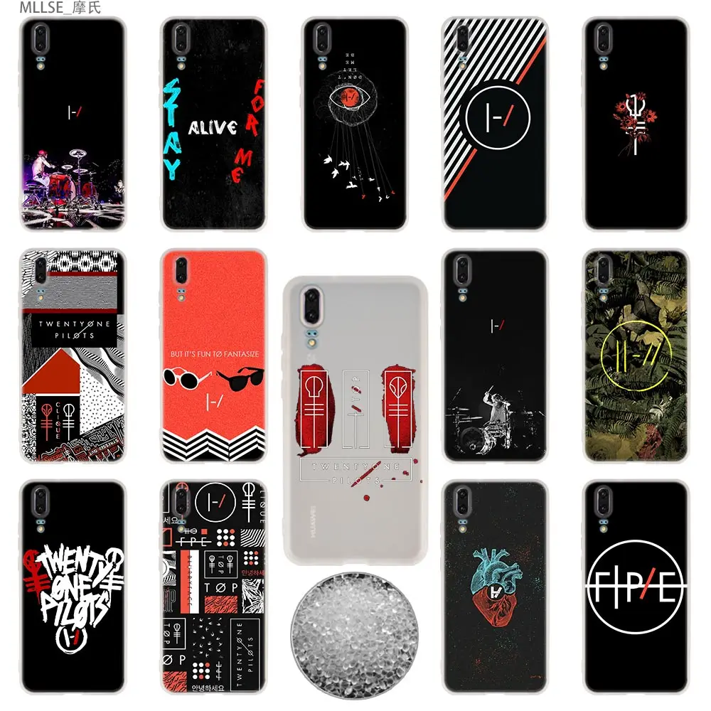 TPU Cover Phone Cases Soft For Huawei P 20 pro P10 Plus P9 P8 lite 2017 P30 pro samrt 2019 Nova 3e Twenty One Pilots logo
TPU Cover Phone Cases Soft For Huawei P 20 pro P10 Plus P9 P8 lite 2017 P30 pro samrt 2019 Nova 3e Twenty One Pilots logo