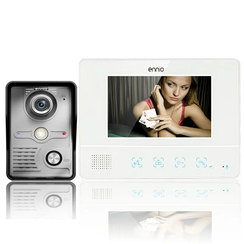 MOUTAINONE 7 Inch TFT Touch Screen Color Video Door Phone CMOS Night Version Camera Intercom system
MOUTAINONE 7 Inch TFT Touch Screen Color Video Door Phone CMOS Night Version Camera Intercom system