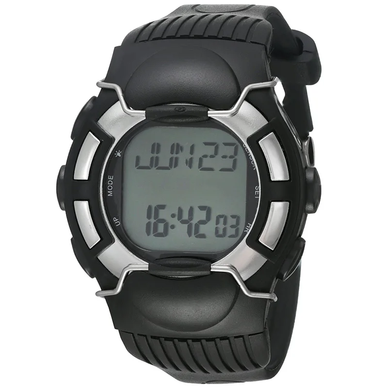 1 Finger Touch Heart Rate Monitor Watch + Calorie Counter & Burning Fat Data + Alarm & Stop Watch Infrared Penetrable Cardio Watch