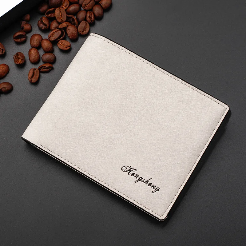 2019 Slim Light wallet New Brand PU Leather Short Bifold Wallets Purse Vintage Designer Man Carteira Money Clip Scrub Cash Bag
2019 Slim Light wallet New Brand PU Leather Short Bifold Wallets Purse Vintage Designer Man Carteira Money Clip Scrub Cash Bag