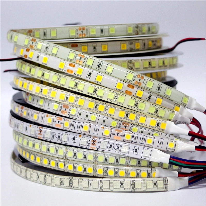 5M/Lot Led Strip Light 5050 5054 12V 60 120leds/m Flexible Tape Lamp Waterproof RGB / White / Warm White 300 600LEDs LED Ribbon 
5M/Lot Led Strip Light 5050 5054 12V 60 120leds/m Flexible Tape Lamp Waterproof RGB / White / Warm White 300 600LEDs LED Ribbon