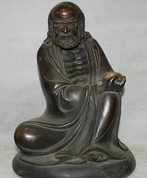 USPS to USA S1864 17" Chinese Purple Bronze Seat Arhat Damo Bodhidharma Dharma Buddha Bowl Statue
USPS to USA S1864 17" Chinese Purple Bronze Seat Arhat Damo Bodhidharma Dharma Buddha Bowl Statue