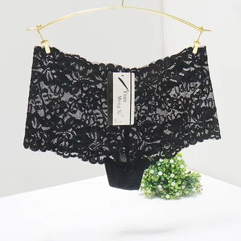 6pcs/lot Sexy Lace Low Waist Boxer Briefs Solid Color Underpants Simple Style Knickers Hollow Out Alluring Women Underwear
6pcs/lot Sexy Lace Low Waist Boxer Briefs Solid Color Underpants Simple Style Knickers Hollow Out Alluring Women Underwear