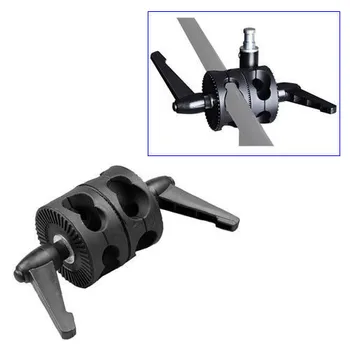 Newest Double Grip Swivel Head Bracket Clamp for Studio Boom Arm Reflector Holder Stand free shipping
Newest Double Grip Swivel Head Bracket Clamp for Studio Boom Arm Reflector Holder Stand free shipping