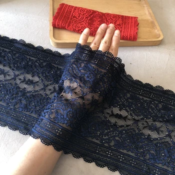 Good Lace Items 2meters width 18cm wide Thicken Elastic Lace Trim Bright Red/ Dark Blue Lace Fabric X168
Good Lace Items 2meters width 18cm wide Thicken Elastic Lace Trim Bright Red/ Dark Blue Lace Fabric X168
