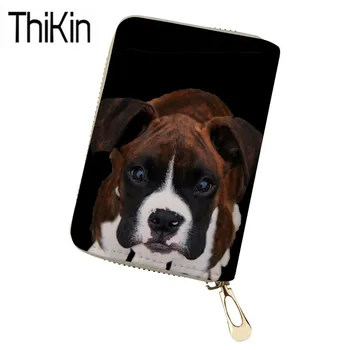 THIKIN Ladies Business Card Bags Boxer Dog 3D Printing Credit Card Holders for Travel Females Function Card Cases Large Capacity
THIKIN Ladies Business Card Bags Boxer Dog 3D Printing Credit Card Holders for Travel Females Function Card Cases Large Capacity