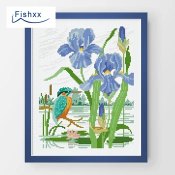 Fishxx Cross Stitch Kit European Magazine Crazy100-2 Hummingbird Iris Flower Plant Flower Living Room Study
Fishxx Cross Stitch Kit European Magazine Crazy100-2 Hummingbird Iris Flower Plant Flower Living Room Study