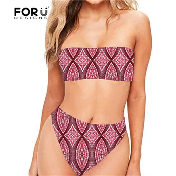 FORUDESGINS Vintage African Printing Swimsuit Women 2019 Push Up Swimwear Female Two Piece Suits High Waist Bikini Beach Wear
FORUDESGINS Vintage African Printing Swimsuit Women 2019 Push Up Swimwear Female Two Piece Suits High Waist Bikini Beach Wear