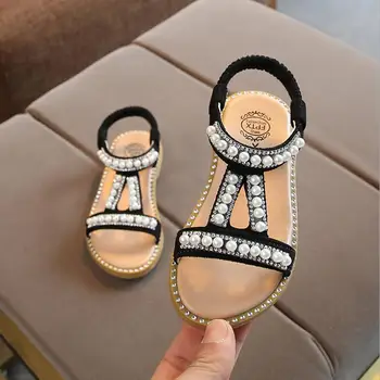 New Summer Girl Roman Style Sandals Kids Beach Sandals Girls Pearl Beading Dress Shoes Children Rhinestone Summer Shoes
New Summer Girl Roman Style Sandals Kids Beach Sandals Girls Pearl Beading Dress Shoes Children Rhinestone Summer Shoes
