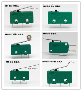 Sliver Contact Micro switch Limit Switch KW4-3Z-3 KW3-OZ-1 KW3-OZ-0 KW3-OZ-2 KW3-OZ-3 KW3-OZ-4 KW3-OZ-5 KW3-OZ-9
Sliver Contact Micro switch Limit Switch KW4-3Z-3 KW3-OZ-1 KW3-OZ-0 KW3-OZ-2 KW3-OZ-3 KW3-OZ-4 KW3-OZ-5 KW3-OZ-9