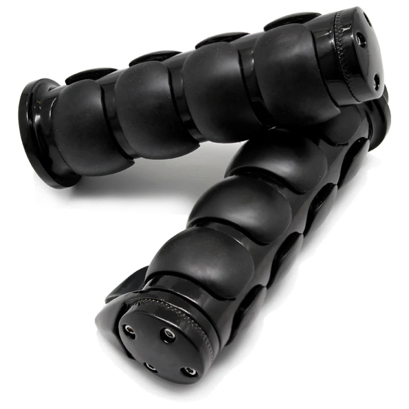 ROAOPP Motorcycle Hand Grips 25MM Handlebar One Pair For Harley Street Glide Kawasaki Vulcan 800 900 1500 1600 2000 Classic VN