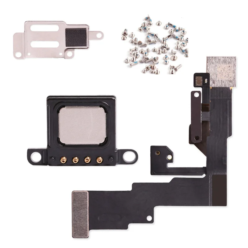 New Proximity Sensor Light Flex Cable with Earpiece Metal Bracket For iPhone 6 4.7 6S Plus 5 5S Front Camera Assembly
New Proximity Sensor Light Flex Cable with Earpiece Metal Bracket For iPhone 6 4.7 6S Plus 5 5S Front Camera Assembly