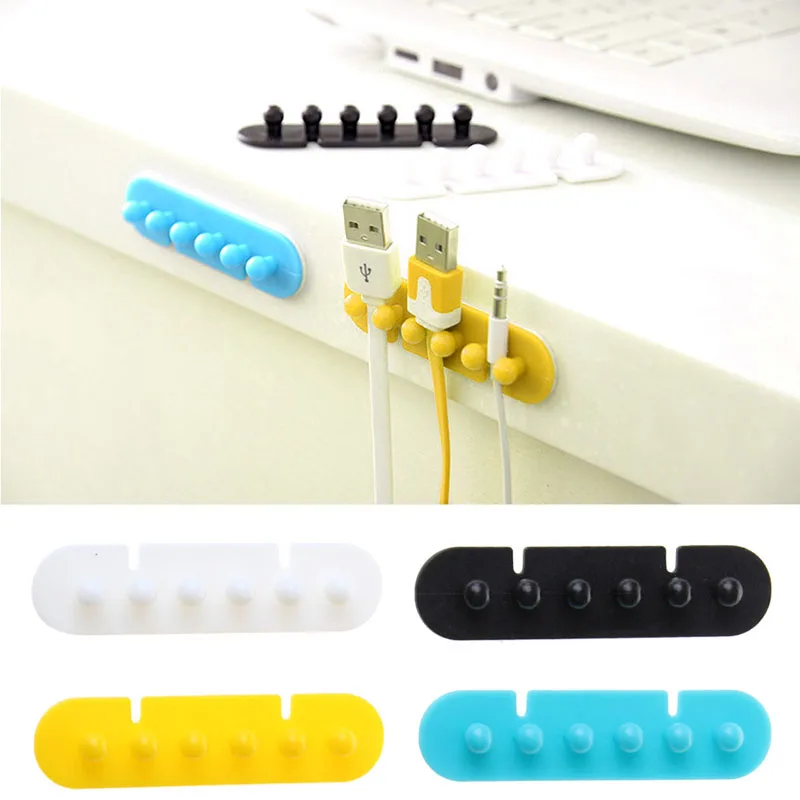 1Pair Cable Winder Plug Holder Cable Organizer Management Desk Wire Storage Device
1Pair Cable Winder Plug Holder Cable Organizer Management Desk Wire Storage Device