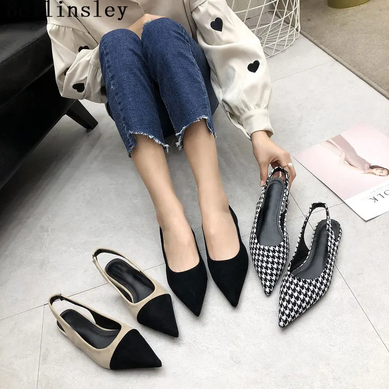 2019 Spring Flock Leather Pointed Toe Flat Women Slippers Sandals Slip On Loafers Shoes Woman Flat Slingbacks Mules Outdoor Shoe
2019 Spring Flock Leather Pointed Toe Flat Women Slippers Sandals Slip On Loafers Shoes Woman Flat Slingbacks Mules Outdoor Shoe
