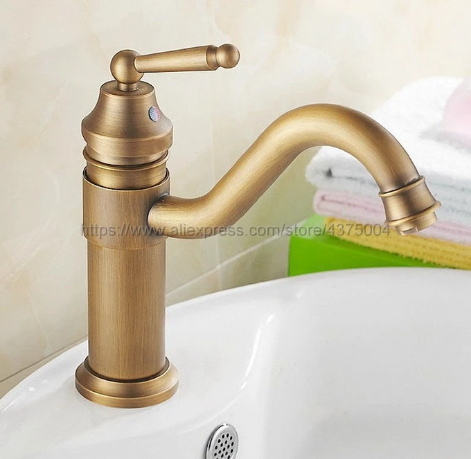 Bathroom Basin Faucet Brass Antique Hot and Cold bathroom Sink Mixer Taps Nnf203
Bathroom Basin Faucet Brass Antique Hot and Cold bathroom Sink Mixer Taps Nnf203