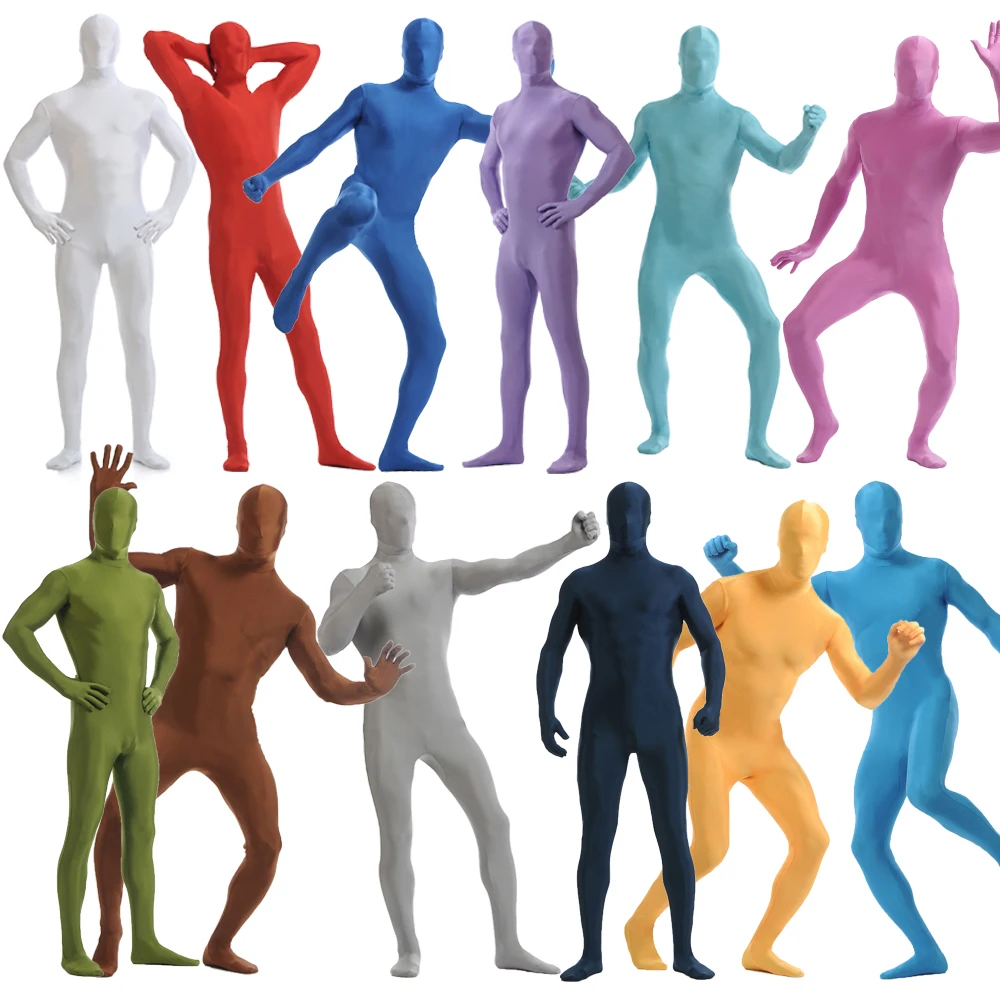 Newest Adult Invisibility Costume Zentai Suits Blow Up Blue Purple Green Red 26 Colors Full Body Halloween Party Cosplay Costume
Newest Adult Invisibility Costume Zentai Suits Blow Up Blue Purple Green Red 26 Colors Full Body Halloween Party Cosplay Costume