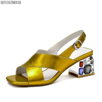 Gladiator Women Sandals Crystal High Heels Wedding Prom Shoes Woman Fashion Summer Ladies Female Rhinestone Sandal
Gladiator Women Sandals Crystal High Heels Wedding Prom Shoes Woman Fashion Summer Ladies Female Rhinestone Sandal