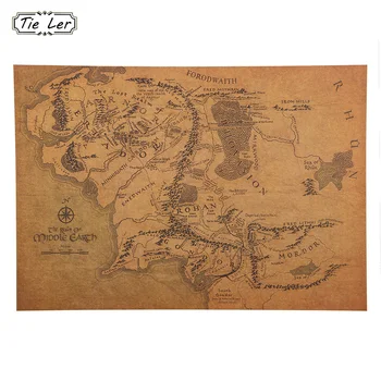 1PC The Rings Middle Earth Map The Retro Kraft Paper Poster Movie Posters Bar Decoration Wall Sticker
1PC The Rings Middle Earth Map The Retro Kraft Paper Poster Movie Posters Bar Decoration Wall Sticker