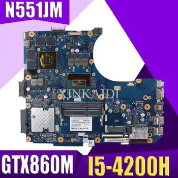 XinKaidi N551JM Laptop motherboard for ASUS N551JM G551JM N551JW N551J N551 Test Original Mainboard I5-4200H GTX860M
XinKaidi N551JM Laptop motherboard for ASUS N551JM G551JM N551JW N551J N551 Test Original Mainboard I5-4200H GTX860M