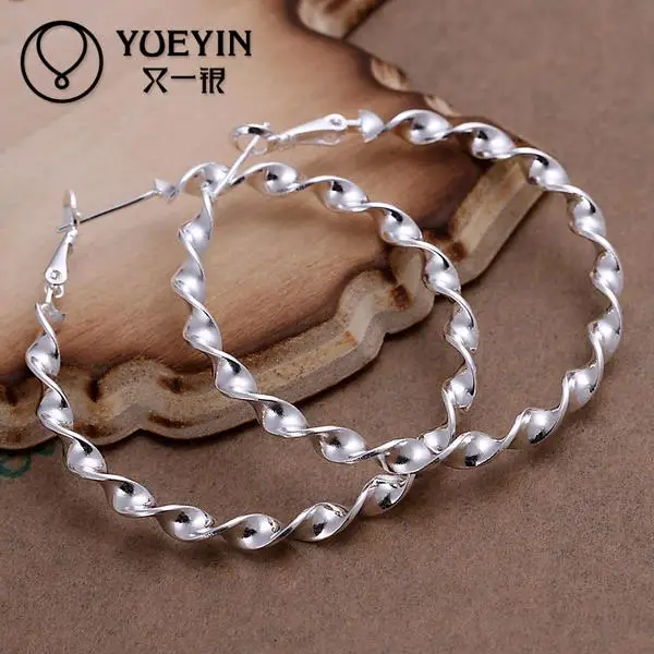 New fashion New Design silver plated jewelry Women's Hoop earrings Fashion brincos Earhook Trendy Wholesale Twisted
New fashion New Design silver plated jewelry Women's Hoop earrings Fashion brincos Earhook Trendy Wholesale Twisted