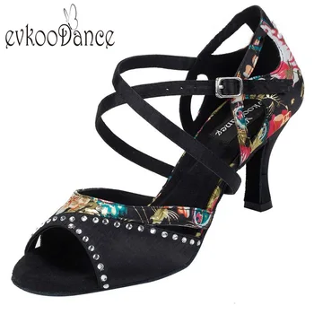 Flower With Rhinestone Size US 4-12 Zapatos De Baile Latino Heel Height 7cm Professional Satin Latin Dance Shoes Women NL113
Flower With Rhinestone Size US 4-12 Zapatos De Baile Latino Heel Height 7cm Professional Satin Latin Dance Shoes Women NL113