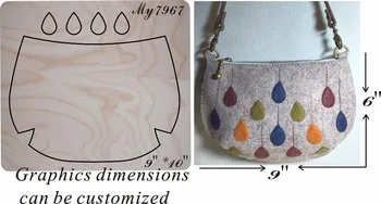 Small rain bag die cut accessories wooden die Regola Acciaio Die Misura (MY ) 
Small rain bag die cut accessories wooden die Regola Acciaio Die Misura (MY )