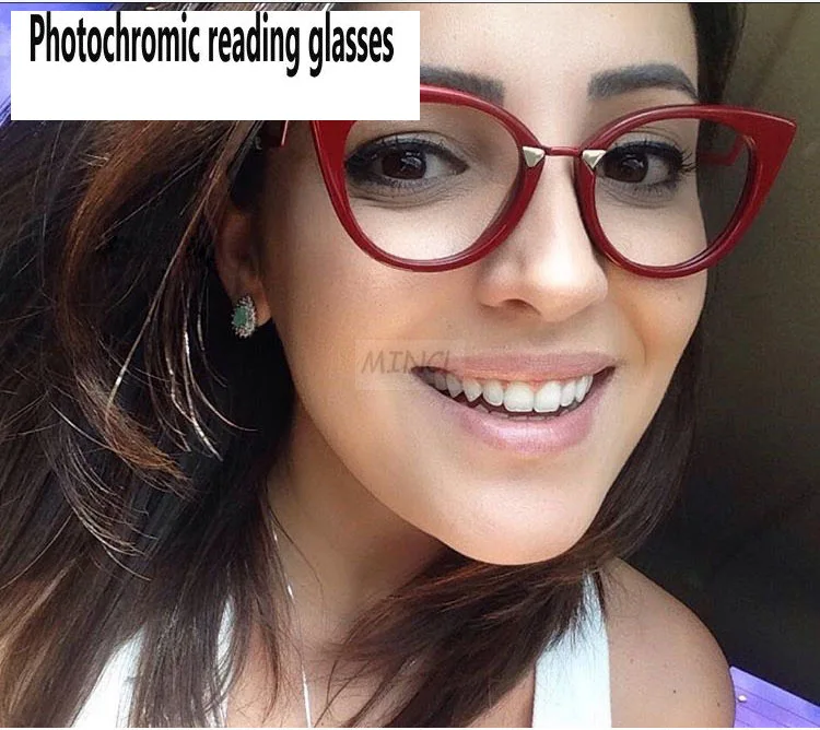 

Women Progressive Multifocal glasses Transition Sunglasses Photochromic Reading Glasses Men Points for Reader Near Far sight FML