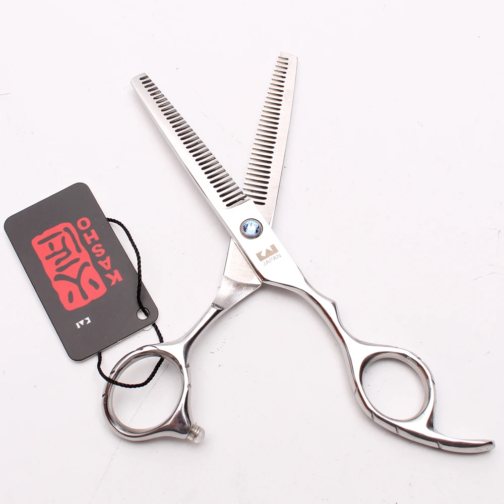 5.5" 16cm Kasho 440C Professional Hairdressing Scissors Thinning Shears Double Side Teeth 15% Thinning Rate Hair Scissors H2001
5.5" 16cm Kasho 440C Professional Hairdressing Scissors Thinning Shears Double Side Teeth 15% Thinning Rate Hair Scissors H2001
