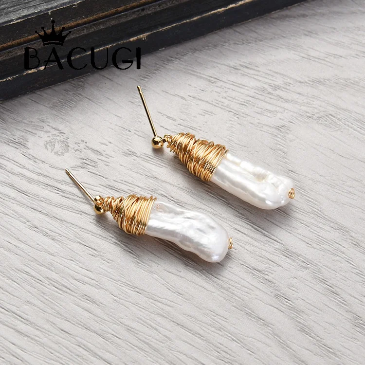 2019 New Design Trendy 14KGF Handmade Freshwater Pearl Drop Earrings For Women White Baroque Drop Jewelry
2019 New Design Trendy 14KGF Handmade Freshwater Pearl Drop Earrings For Women White Baroque Drop Jewelry
