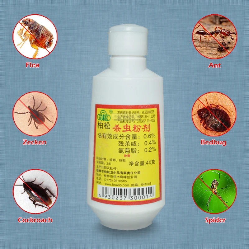 5 bottles Insecticide powder Ground Pet insect killer Touch kill flea bed bugs Louse Spider Ant Cockroach home Pest control
5 bottles Insecticide powder Ground Pet insect killer Touch kill flea bed bugs Louse Spider Ant Cockroach home Pest control