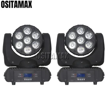 2pcs/lot LED 7X12W Beam Stage Light Moving Head RGBW 4IN1 Quad Color Flash Effect Wash Beam Moving Head Light
2pcs/lot LED 7X12W Beam Stage Light Moving Head RGBW 4IN1 Quad Color Flash Effect Wash Beam Moving Head Light