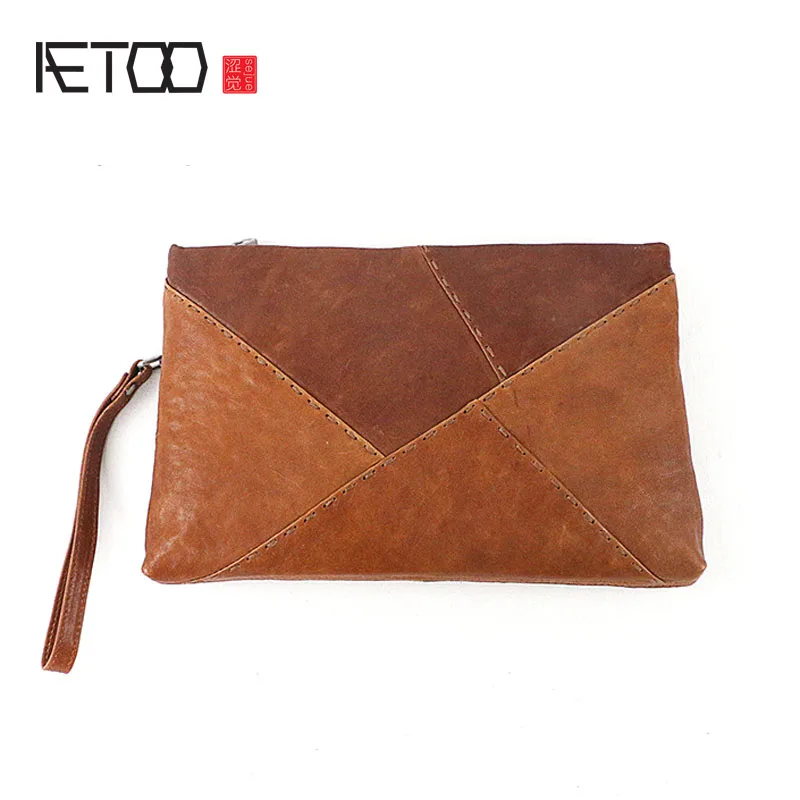 AETOO Handbags Men's Leather Handmade Large Capacity First Layer Sheepskin New Casual Hand Bag Splicing Bag Men's Hand
AETOO Handbags Men's Leather Handmade Large Capacity First Layer Sheepskin New Casual Hand Bag Splicing Bag Men's Hand