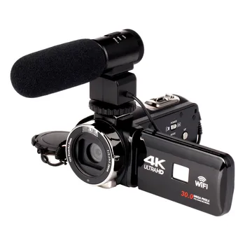 1080P CMOS 4K WiFi Ultras HD 12 Million Pixel Sensor Digital Video Camera Camcorder DV Camcorder DV Lens Microphone
1080P CMOS 4K WiFi Ultras HD 12 Million Pixel Sensor Digital Video Camera Camcorder DV Camcorder DV Lens Microphone