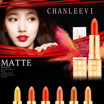 CHANLEEVI 6 Color Gold-plated Lipstick Does Not Fade Pumpkin Fish Ji Sexy Shiny Metallic Gloss Fashion Beauty Long Lasting Soft
CHANLEEVI 6 Color Gold-plated Lipstick Does Not Fade Pumpkin Fish Ji Sexy Shiny Metallic Gloss Fashion Beauty Long Lasting Soft