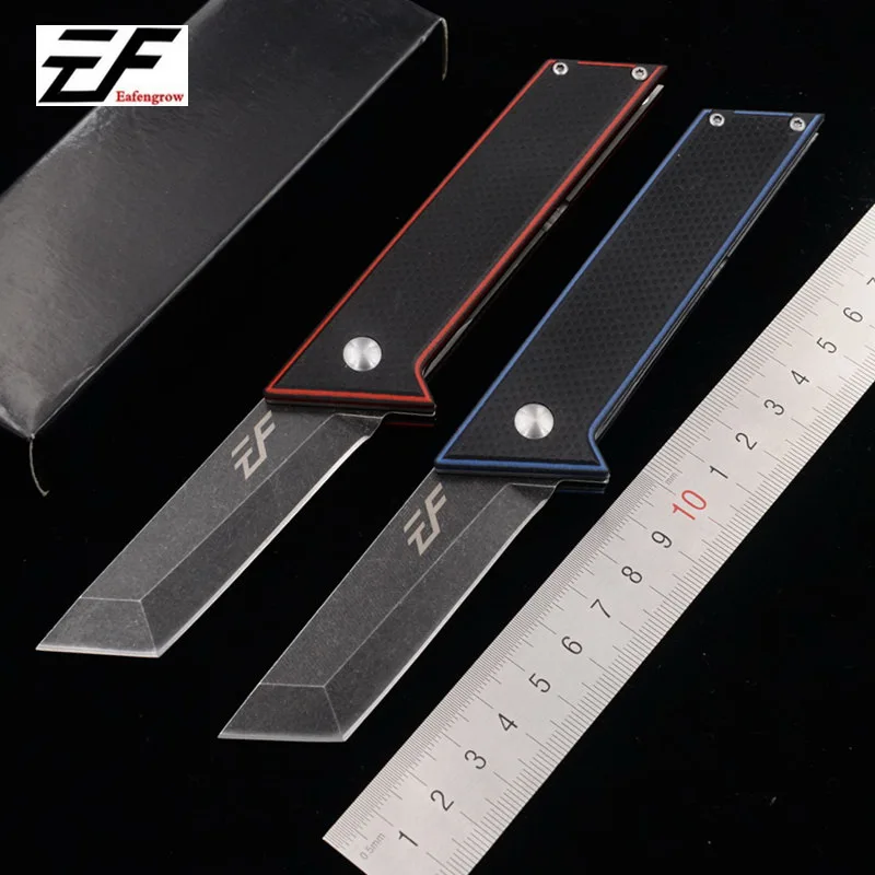 Eafengrow Brand 1961 ball bearing Folding D2 Steel G10 Camping Hunting Survival Outdoor EDC Tool Utility Kitchen Knife
Eafengrow Brand 1961 ball bearing Folding D2 Steel G10 Camping Hunting Survival Outdoor EDC Tool Utility Kitchen Knife