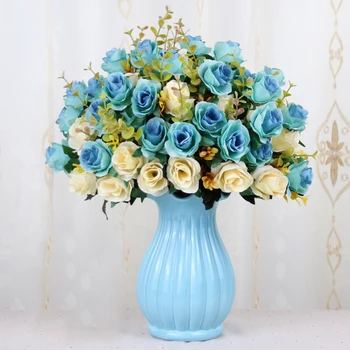 Europe Ceramic Vase+Artificial Flower Set Livingroom Home Decoration Crafts Silk Fake Flower Pot Indoor Dried Flower Accessories
Europe Ceramic Vase+Artificial Flower Set Livingroom Home Decoration Crafts Silk Fake Flower Pot Indoor Dried Flower Accessories