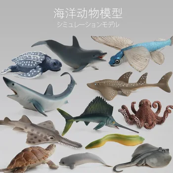 Foreign trade 11 solid simulation sea bottom marine life animal model Great White Shark Crab Turtle Dolphin
Foreign trade 11 solid simulation sea bottom marine life animal model Great White Shark Crab Turtle Dolphin