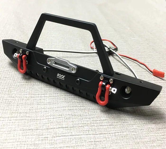 1Set Simulation Front Bumper Metal Anti-collision Bracket 43mm Mounting Hole Front Damper for 1/10 Axial scx10 RC Cars
1Set Simulation Front Bumper Metal Anti-collision Bracket 43mm Mounting Hole Front Damper for 1/10 Axial scx10 RC Cars