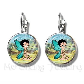 The Betty Boop With Wings Glass Dome Earrings Women Girls Jewelry Sexy Stud Earrings Jewellery Accessories Christmas Gift
The Betty Boop With Wings Glass Dome Earrings Women Girls Jewelry Sexy Stud Earrings Jewellery Accessories Christmas Gift