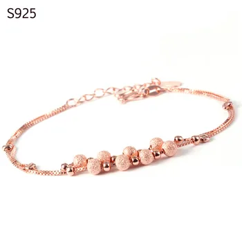 Genuine Real Pure Solid 925 Sterling Silver Bracelets Anklets for Women Rose Gold Hand Foot Band Female Bracelet Anklet Jewelry
Genuine Real Pure Solid 925 Sterling Silver Bracelets Anklets for Women Rose Gold Hand Foot Band Female Bracelet Anklet Jewelry