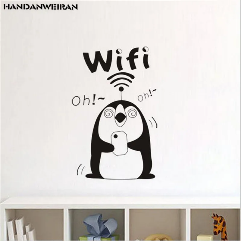 1PCS Cartoon children's room bathroom decoration wall stickers WIFI sticker window shop decoration stickers DIY removable
1PCS Cartoon children's room bathroom decoration wall stickers WIFI sticker window shop decoration stickers DIY removable