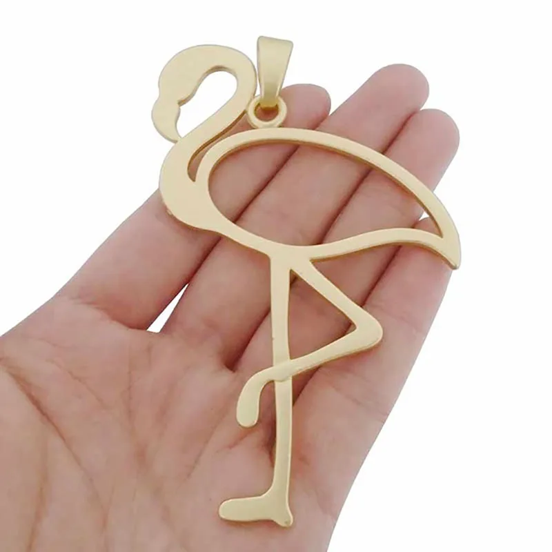 1 x Matte Gold Flamingo Bird Animal Large Charms Pendants Fit Jewelry Making Findings Necklace Accessories 98x65mm
1 x Matte Gold Flamingo Bird Animal Large Charms Pendants Fit Jewelry Making Findings Necklace Accessories 98x65mm