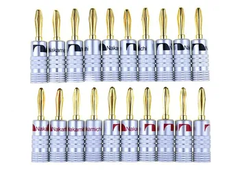 20pcs Pure copper sound box, Gold Plated Banana Plug, 4MM speaker line, hair burning level sound box, free soldering
20pcs Pure copper sound box, Gold Plated Banana Plug, 4MM speaker line, hair burning level sound box, free soldering